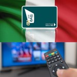 Kartu Menonton TivuSat HD Green Classic Generasi Baru yang Aktif untuk TV Italia